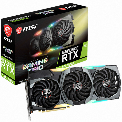MSI 지포스 RTX 2080 SUPER 게이밍 트리오 D6 8GB 트라이프로져_이미지