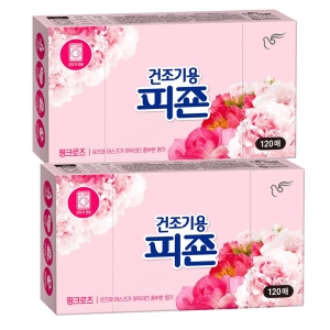 피죤 건조기용 옐로미모사 120매 (2개)_이미지