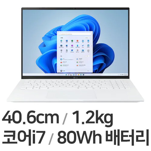 LG전자 2022 그램16(12세대) 16Z90Q-GA76K (SSD 500GB + SSD 512GB)_이미지