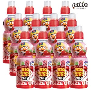 팔도 빅 뽀로로 제로 딸기맛 360ml (12개)