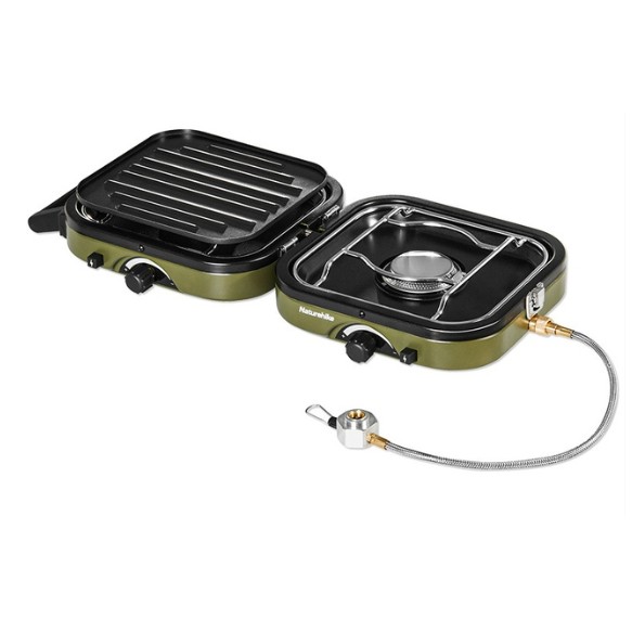 네이처하이크 듀얼 화구 접이식 가스버너