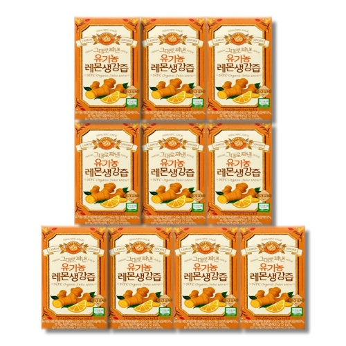 홀푸드코리아 홀베리 1일1레몬 유기농 레몬생강즙 15g 14포 (10개)_이미지