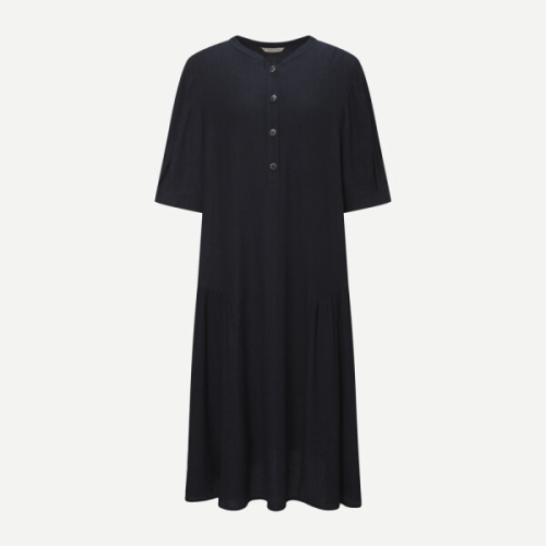 캐리스노트 라운드 볼륨 소매 원피스 CNEMOP004NY