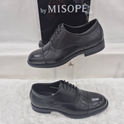 미소페 By 남성 스트레이트 팁 옥스포드 122HH411TD202 BLACK 1_JJ