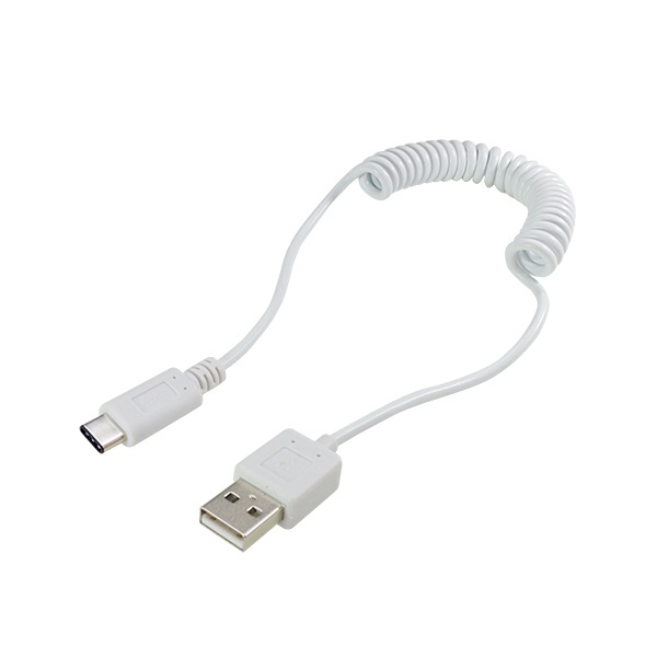 라인업시스템 LANSTAR USB 2.0 A to C타입 스프링 케이블 (LS-U31-CM2AM)