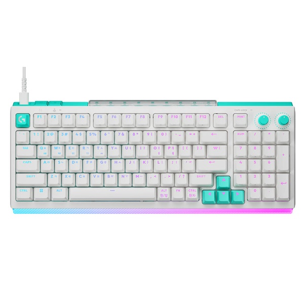 로지텍 G512 X 98 화이트 (정품) (갈축)_이미지