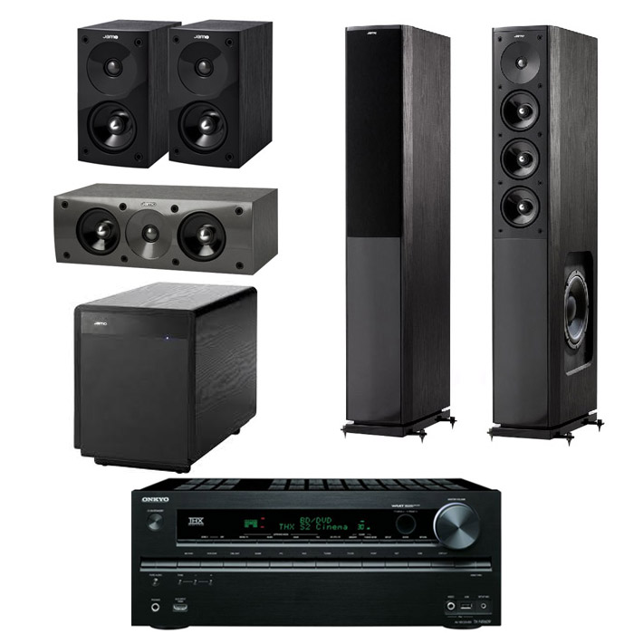 야모 S608 5.1채널 + 온쿄 AV리시버 (TX-NR609, SUB-250)