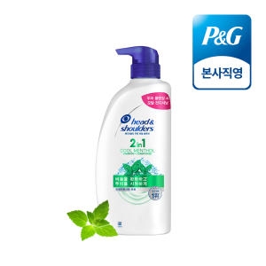 헤드앤숄더 2in1 쿨멘솔 샴푸 800ml (4개)_이미지