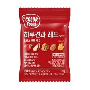 선명농수산 썬넛트 컬러푸드 하루견과 레드 20g (10개)