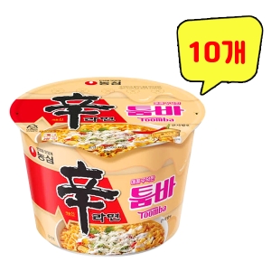 농심 신라면 툼바 큰컵 113g (10개)_이미지