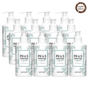 해피바스 PH4.5 약산성 쑥 버블 여성청결제 250g (12개)_이미지