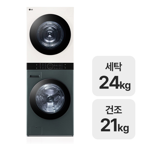 LG전자 트롬 오브제컬렉션 워시타워 W21GEAM (일반설치)