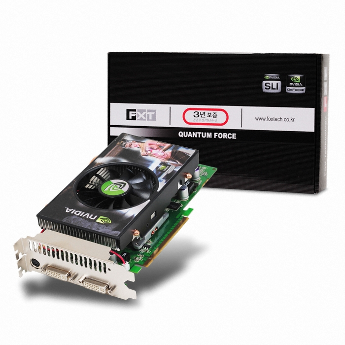 Foxtechnology 지포스 GTS250 QUANTUM FORCE DDR3 512MB_이미지