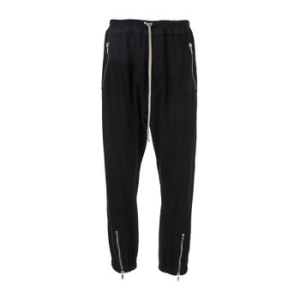 릭오웬스 오버사이즈 드로우스트링 울 트랙 팬츠 RU01E5370 BA09_이미지