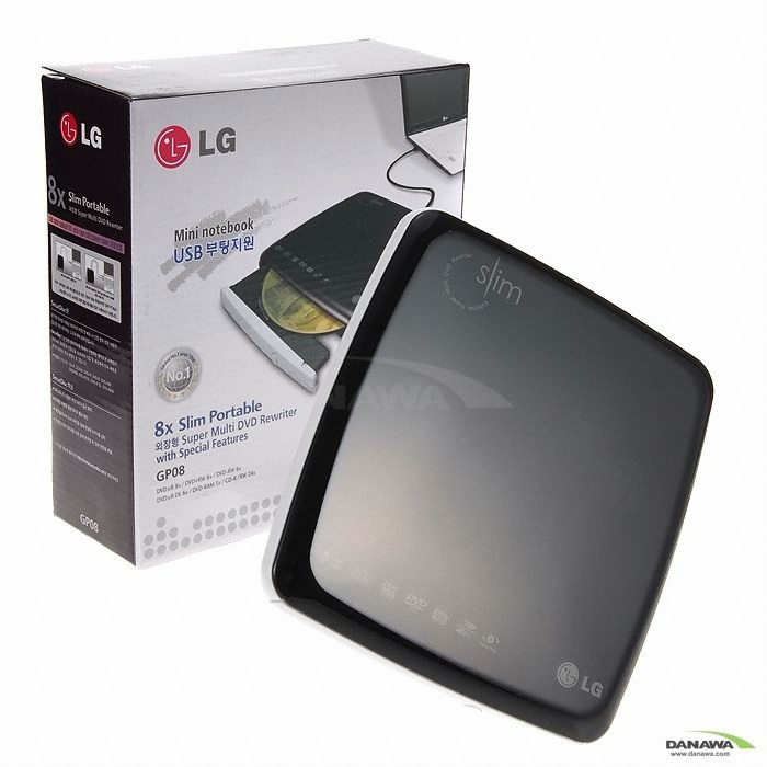 LG전자 Super-Multi GP08LU11 외장형 (블랙 정품박스)_이미지