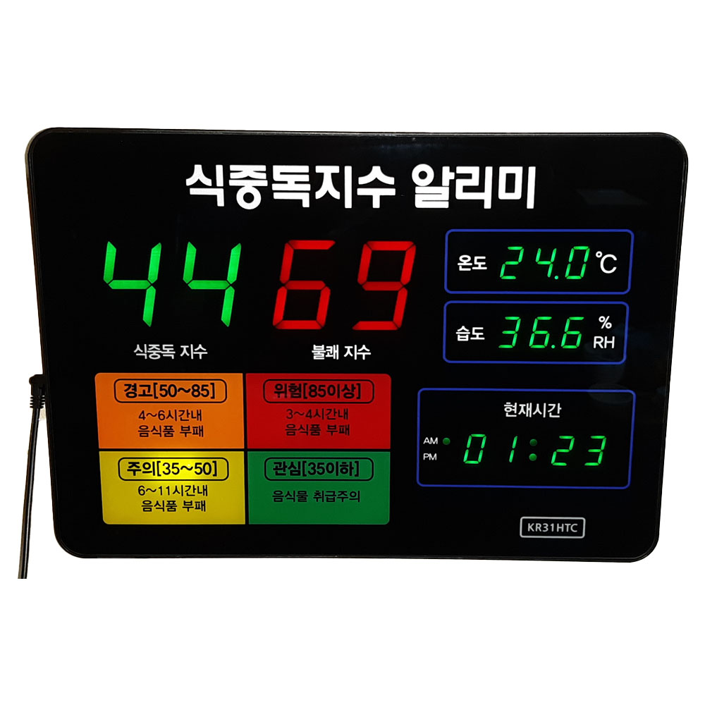 KR테크 식중독지수 알리미 KR-31HTC