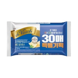 자연방목치즈 체다 슬라이스 17g 30매입