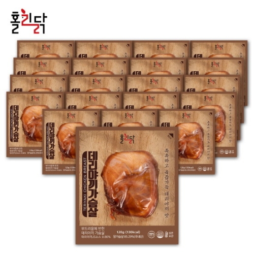 더원푸드  홀리닭 실온보관 데리야끼 닭가슴살 120g