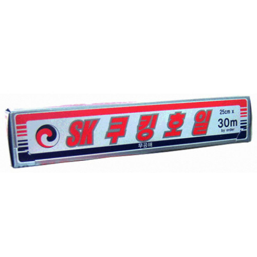 SK알미늄 SK 쿠킹호일 25cm x 30m, 17㎛ (50개)_이미지