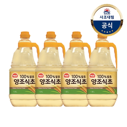  해표 양조식초 1.8L [4개]