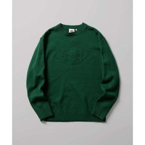 디키즈 lt판gt 엠보스드 로고 풀오버 니트 Green DIKU242LRKN308GN 121382_이미지