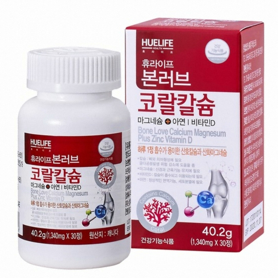 휴라이프 본러브 코랄칼슘 30정 (1개)_이미지