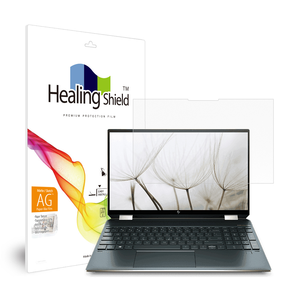 폰트리 힐링쉴드 HP 스펙터 x360 15-eb0039TX 종이질감 지문방지 블루라이트차단 액정보호필름