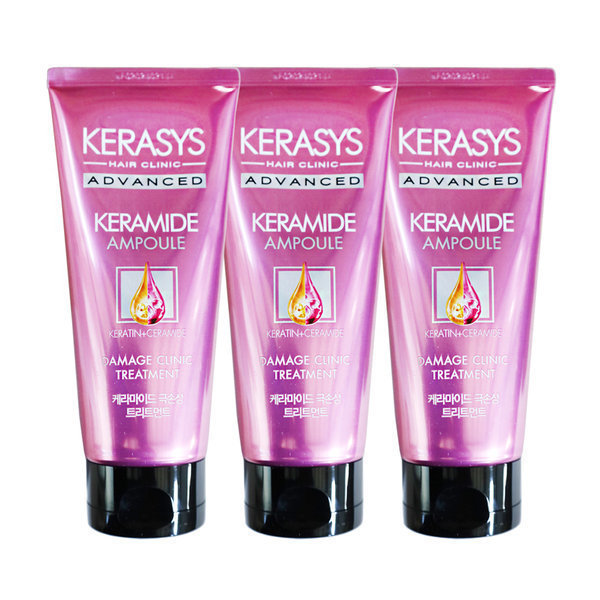 애경 케라시스 케라마이드 극손상 클리닉 트리트먼트 200ml (3개)