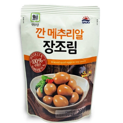 사조대림 대림선 깐 메추리알 장조림 200g (1개)