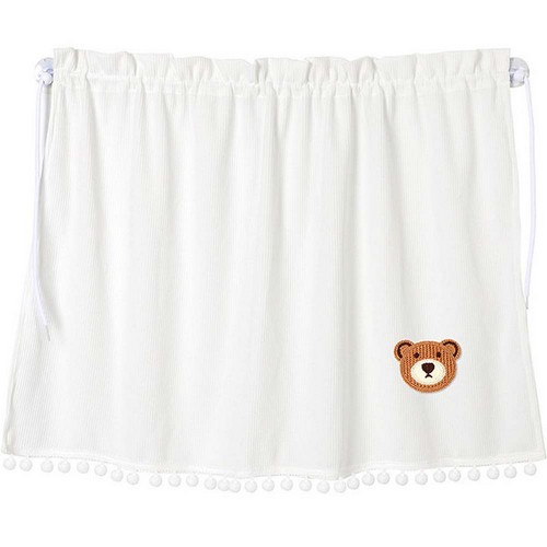 지앤와이 하얀 폼폼 흡착 차량 햇빛가리개 (2개)_이미지