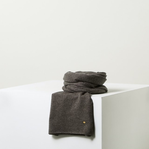 헤지스 그레이 멜란지 울캐시미어혼방 머플러 HIMU4F302G3