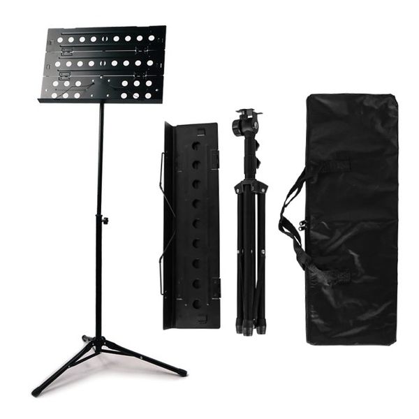 더뮤직 / 3단 높이조절 접이식 휴대용 보면대+가방 T-GP-008B / 악기소품 1개