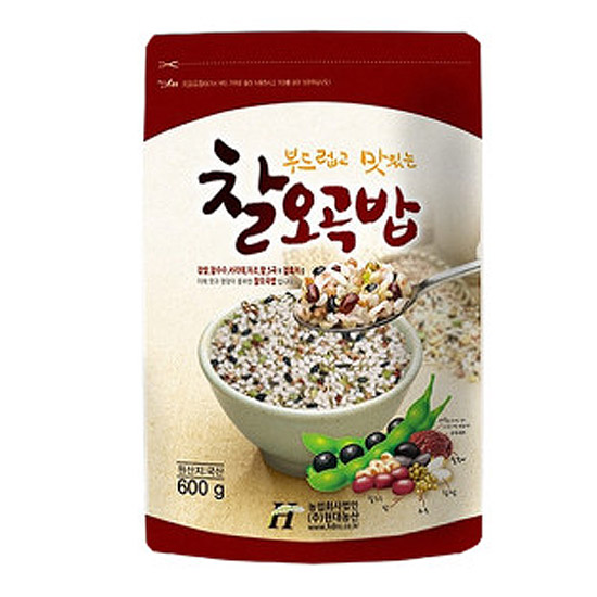 이푸른 이잡곡이다 찰오곡밥 600g (20년산) (4개)_이미지