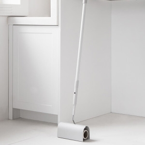 생활백서 스탠드형 테이프 클리너 돌돌이 찍찍이 본품1 리필 13개 사선 16cm 봉 대형_이미지