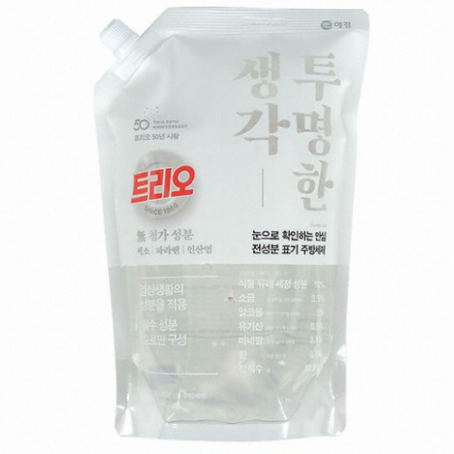 애경 트리오 투명한생각 주방세제 1L (9개)