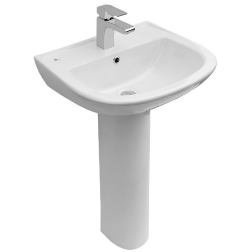 해림바스 1홀 긴다리 세면기 DL-100-1_이미지