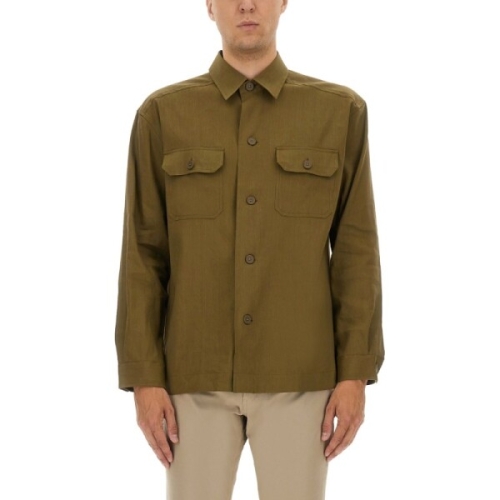 스트레치 리넨 비스코스 셔츠 재킷 50539922 10271