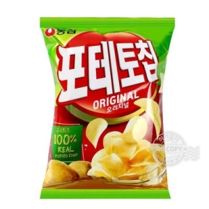 농심 포테토칩 오리지널 60g (2개)_이미지