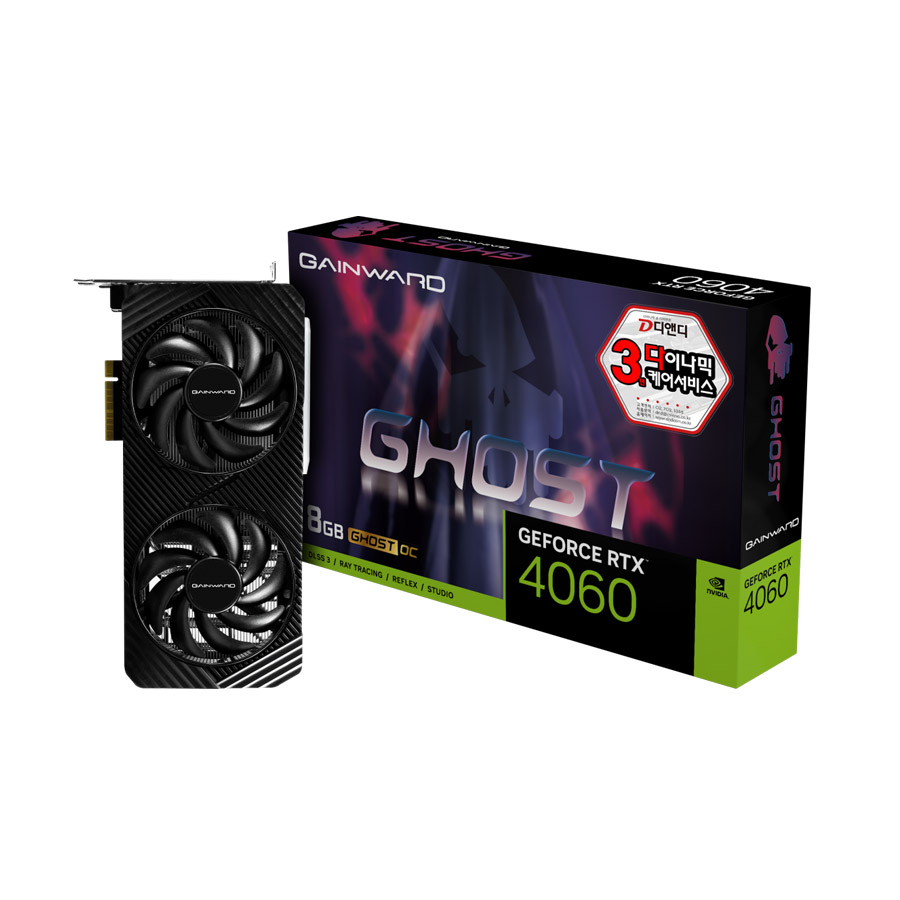 GAINWARD 지포스 RTX 4060 고스트 OC D6 8GB