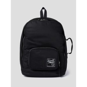 메종키츠네 국내판 Unisex Nylon Backpack Black 175441