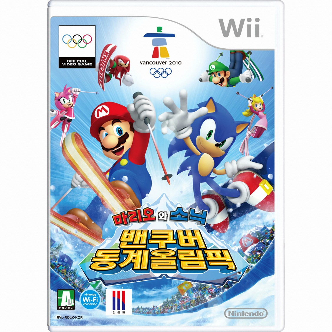 Nintendo 마리오와 소닉 밴쿠버 동계올림픽 WII (중고)