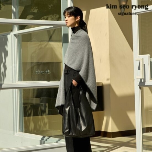  로보 김서룡 시그니처 이태리 램스킨 미디움 토트백