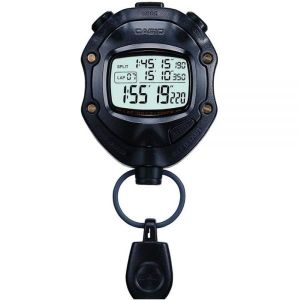  카시오 크로노메트로 스톱워치 방수 랩 스필릿 데이터 HS-80TW-1EF