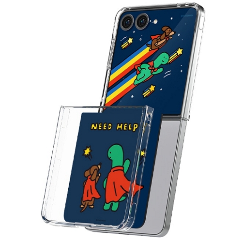 엑스플러스 갤럭시Z 플립7 조구만 브라키오&우디 플립수트 카드 with 케이스