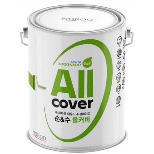 노루페인트  순앤수 올커버 페인트 (4L)