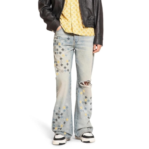 아미리 H71 amdnfr1015 antiqueindigo 남성 데님 팬츠 청바지 바지 트라우져 데님숏츠 로고_이미지