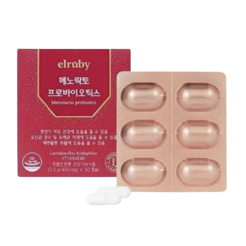 휴온스 엘루비 메노락토 프로바이오틱스 30캡슐 (1개)_이미지