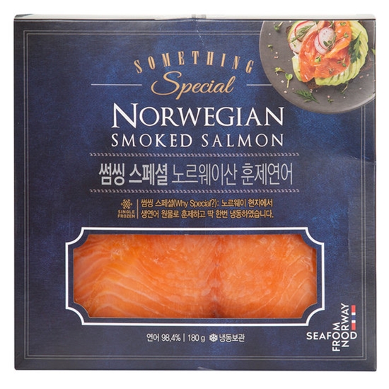 이마트 썸씽스페셜 냉동 훈제연어 180g (1개)_이미지