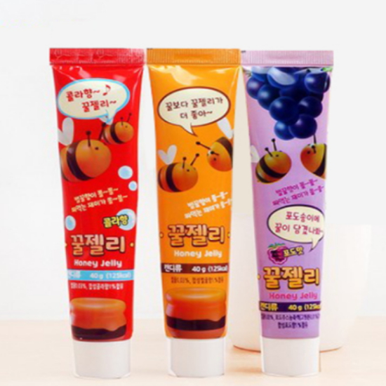 꿀젤리 벌꿀맛 포도맛 콜라향 랜덤발송 40g (6개)_이미지