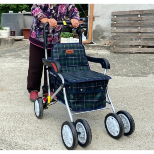 탑메디칼 실버카 F-218 노인 보행보조기 성인용 노인 어르신 보행기 할머니유모차 보행차 1개 one size_이미지